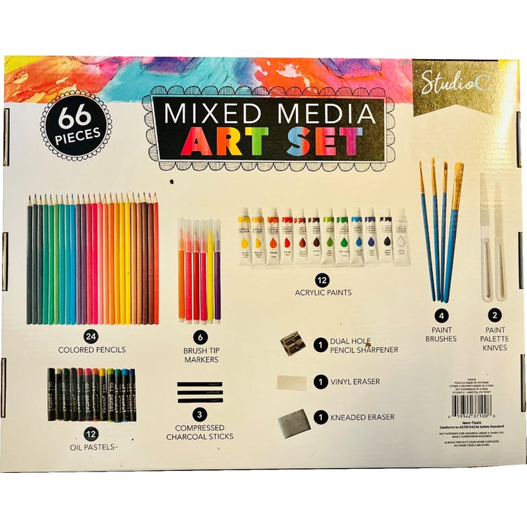 Mixed Media Art Sets - 66 Pieces 2