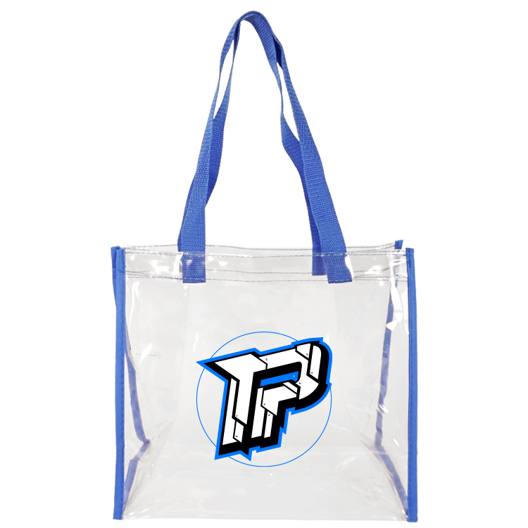 Coronado Clear Open Top Tote, custom tote bag with logo imprint 18