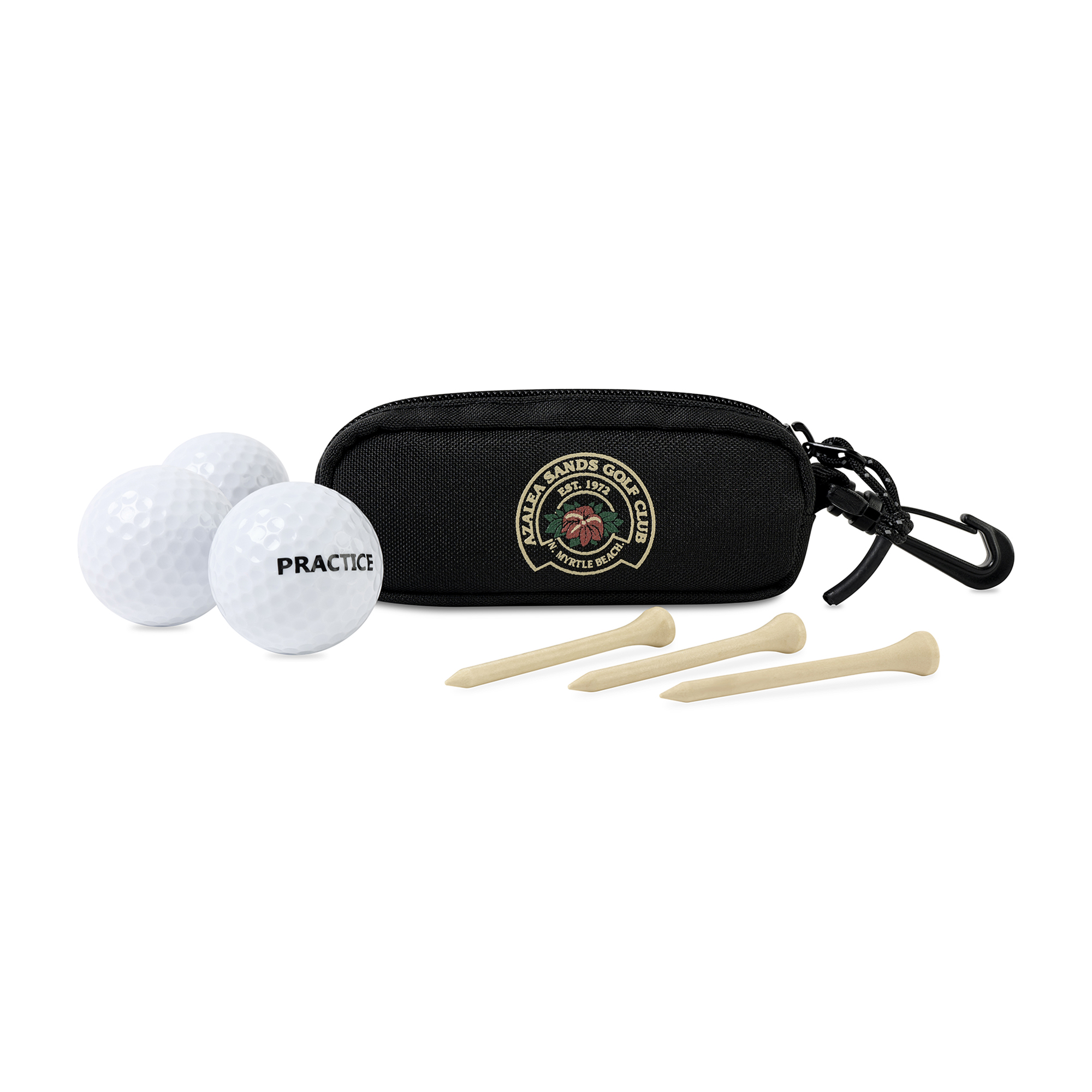 Golf Links Recycled rPET Ball & Tee Caddy Kit 1
