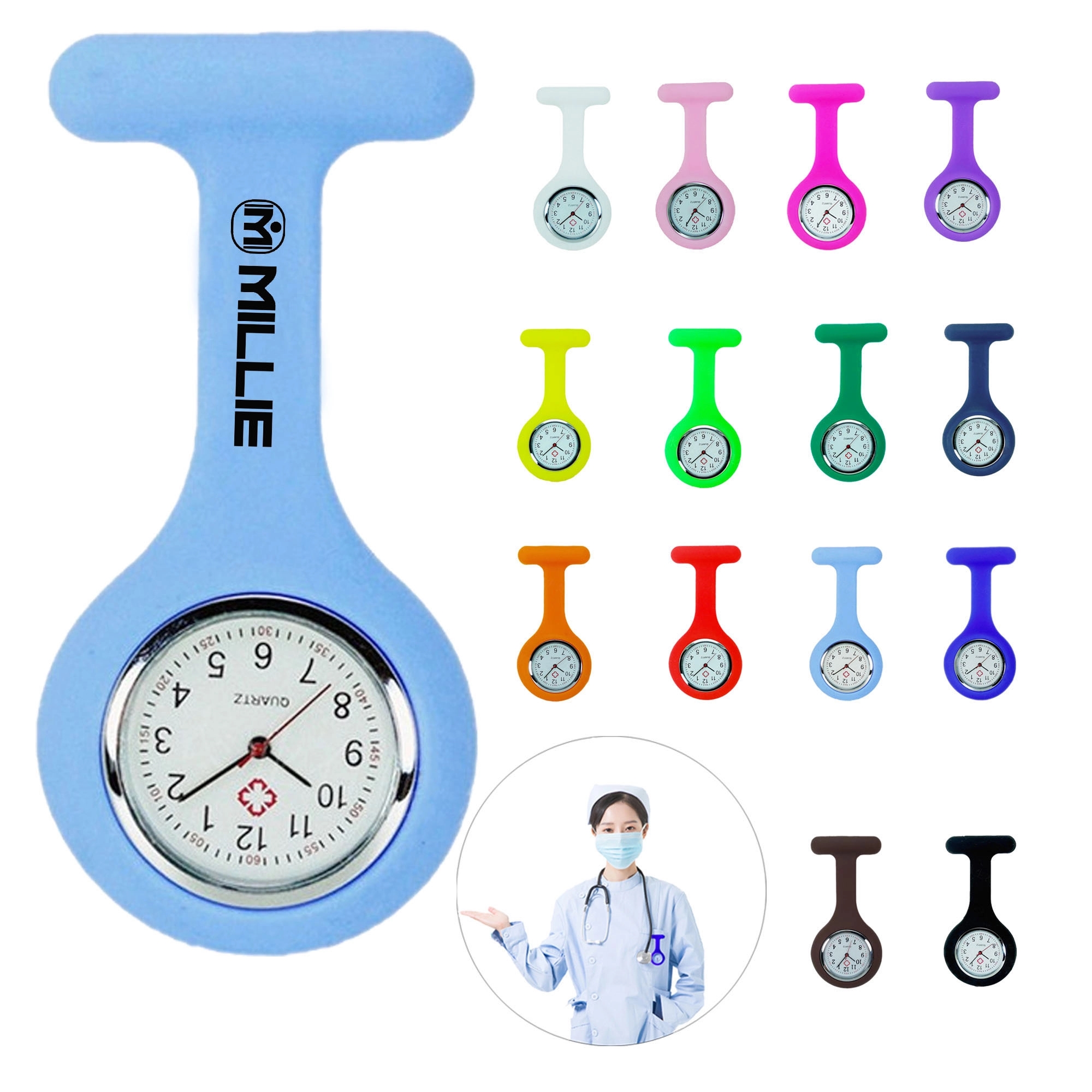 Silicone Nurse Watch 2