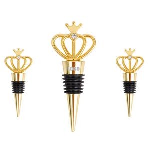 Dazzling Various Diamond Crown Shaped Wine Cork Bottle Stopper 9