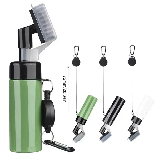 Premium Golf Club Cleaning Brush - Built-In Spray Function 7