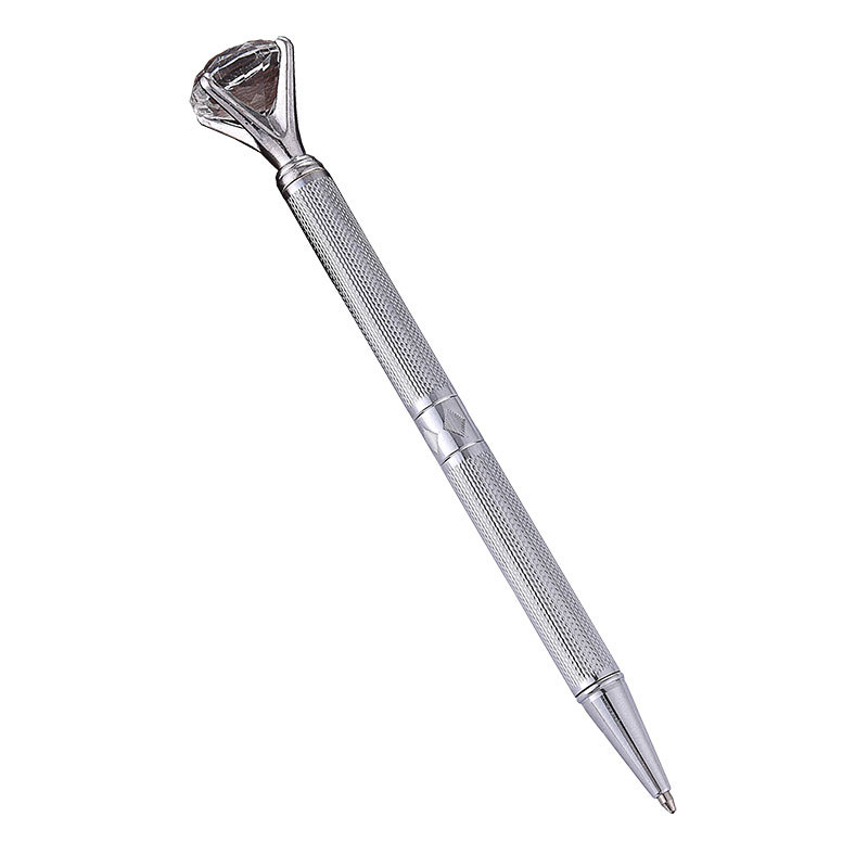 Carved Design Metal Ball Pen with Crystal Diamond 9