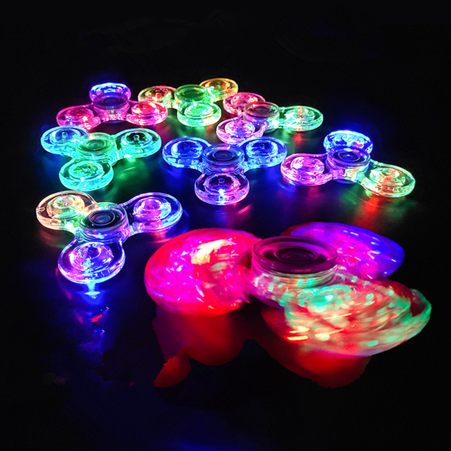 Clear LED Fidget Spinner 5