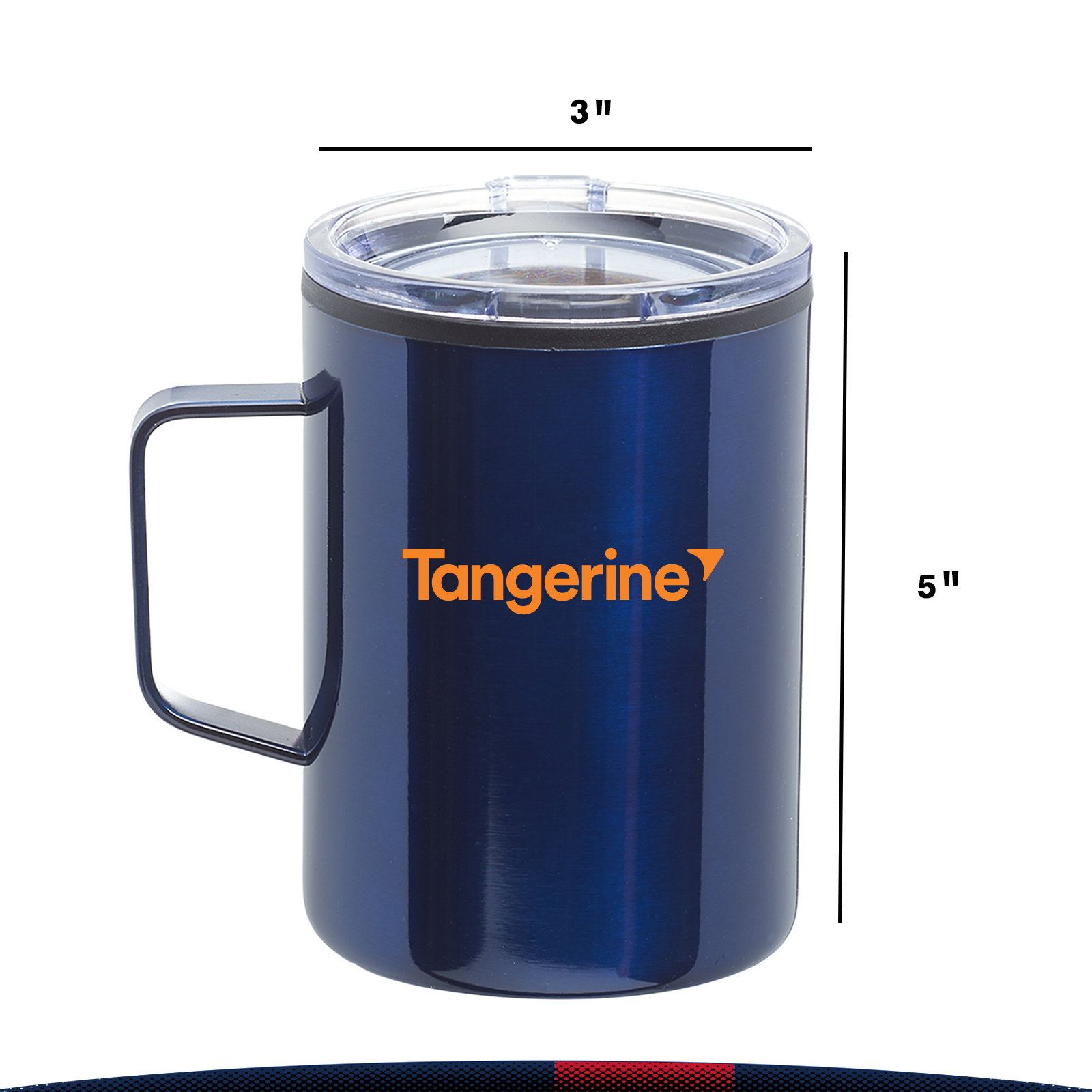 13.5 oz. Stainless Camper Mug with Handle 4