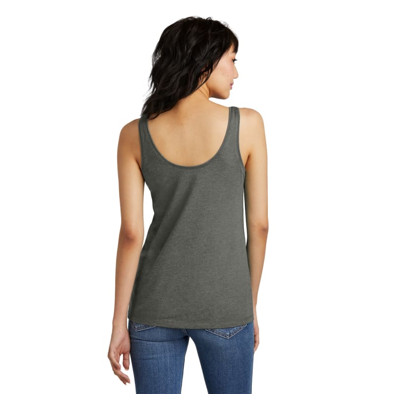 District Women's Perfect Blend CVC V-Neck Tank 2