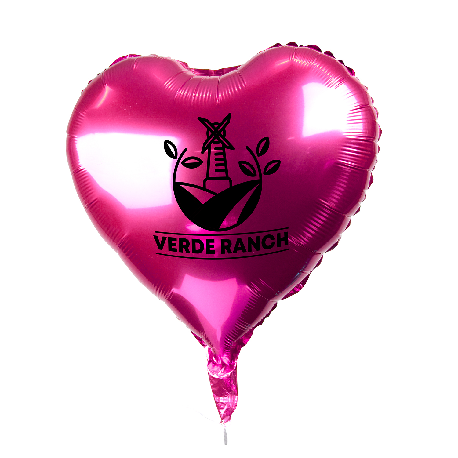 18" Heart-Shaped Mylar Balloon (1 Color Imprint) 10
