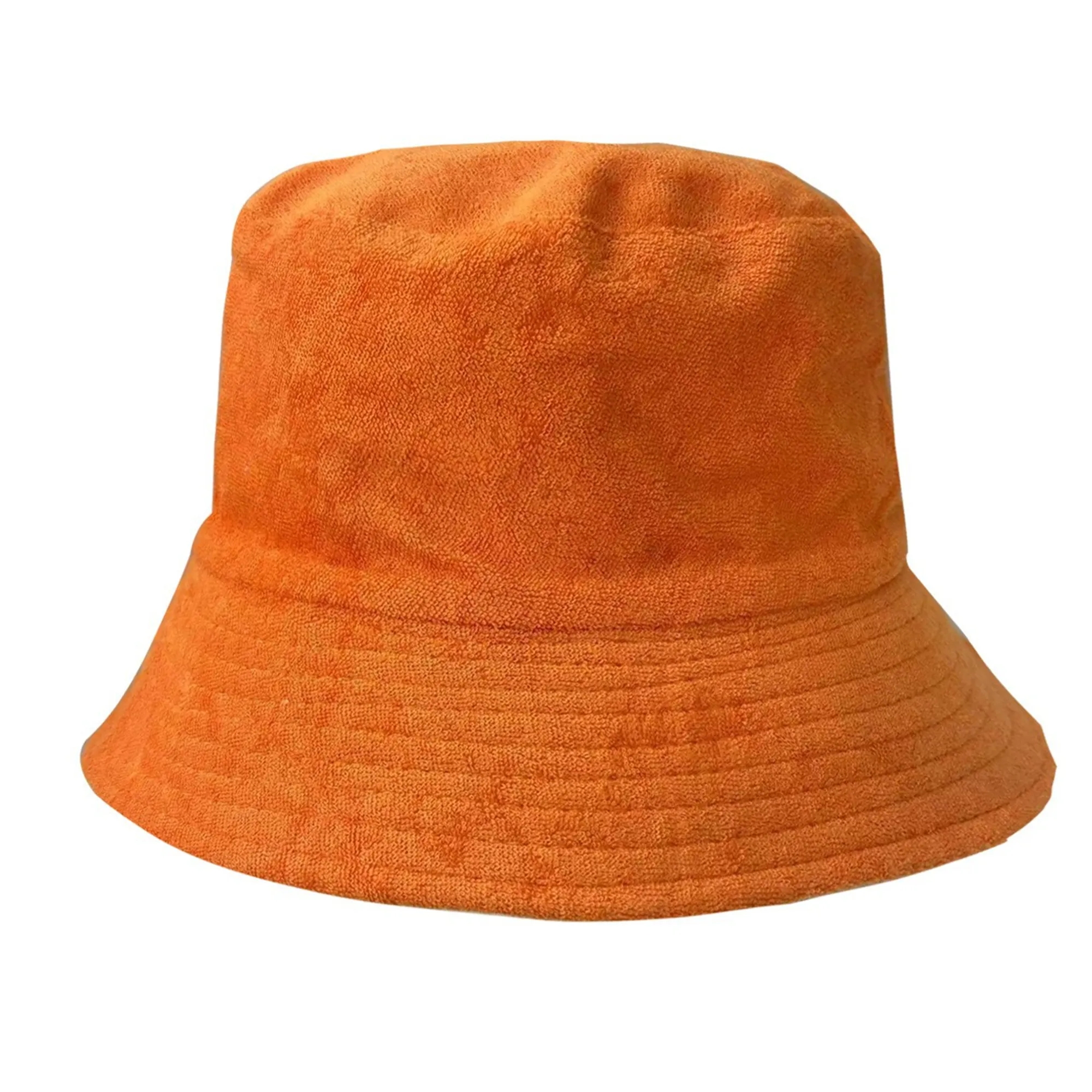 Adjustable Terry Cloth Bucket Hat 8
