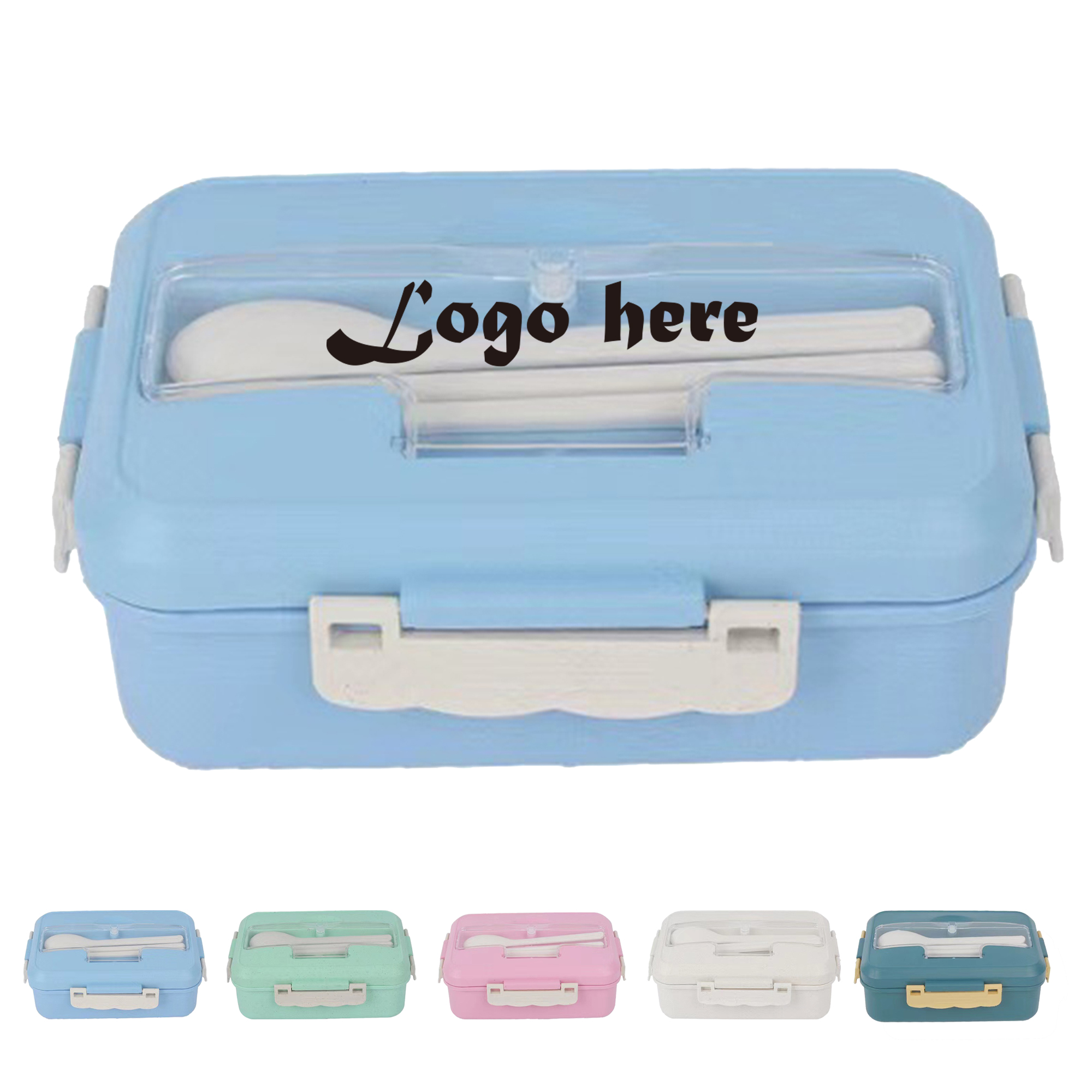 Divided Plastic Lunch Box 7