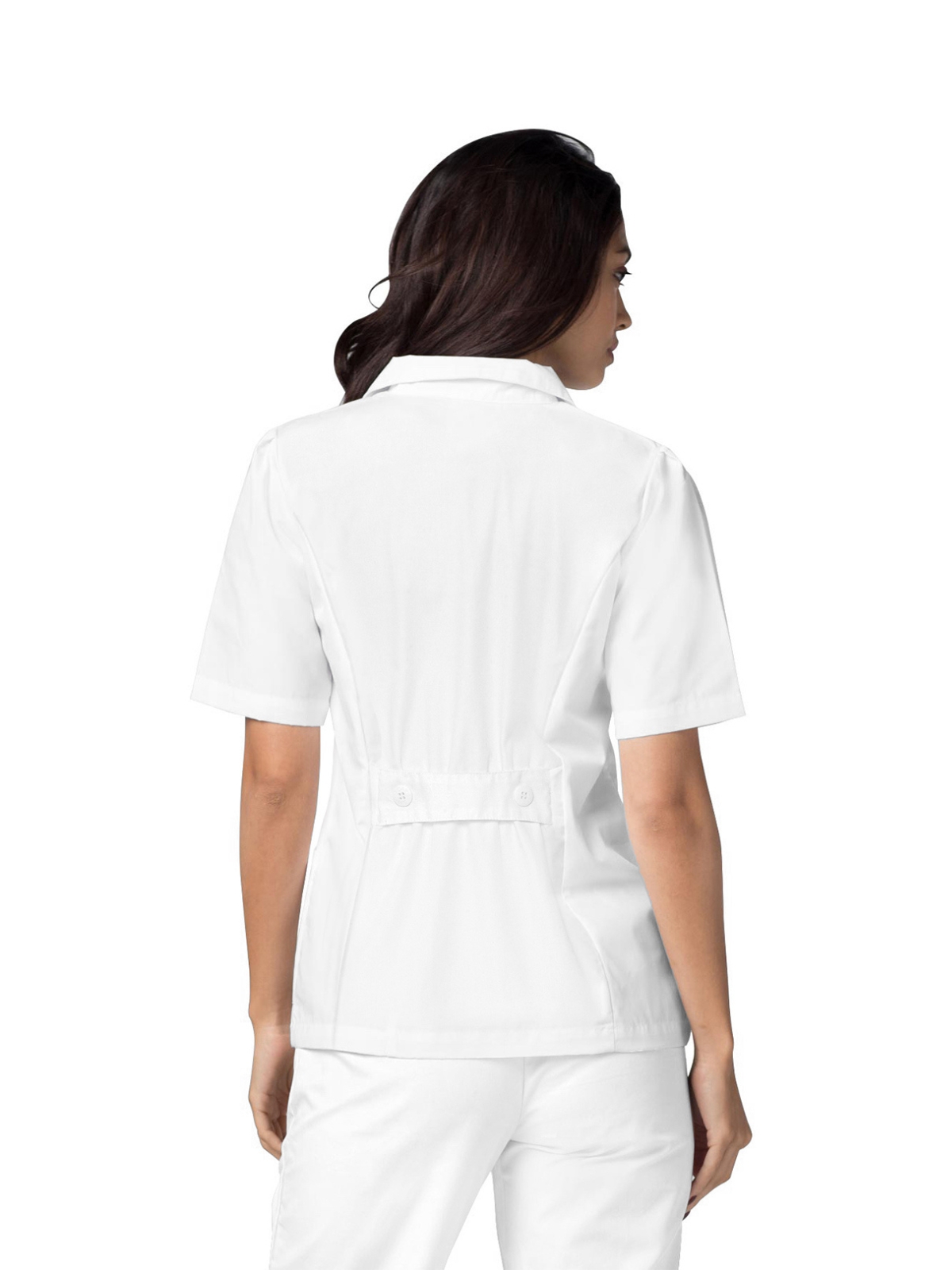 Adar - Universal - Women's Two-Pocket Lapel Collar Top 3