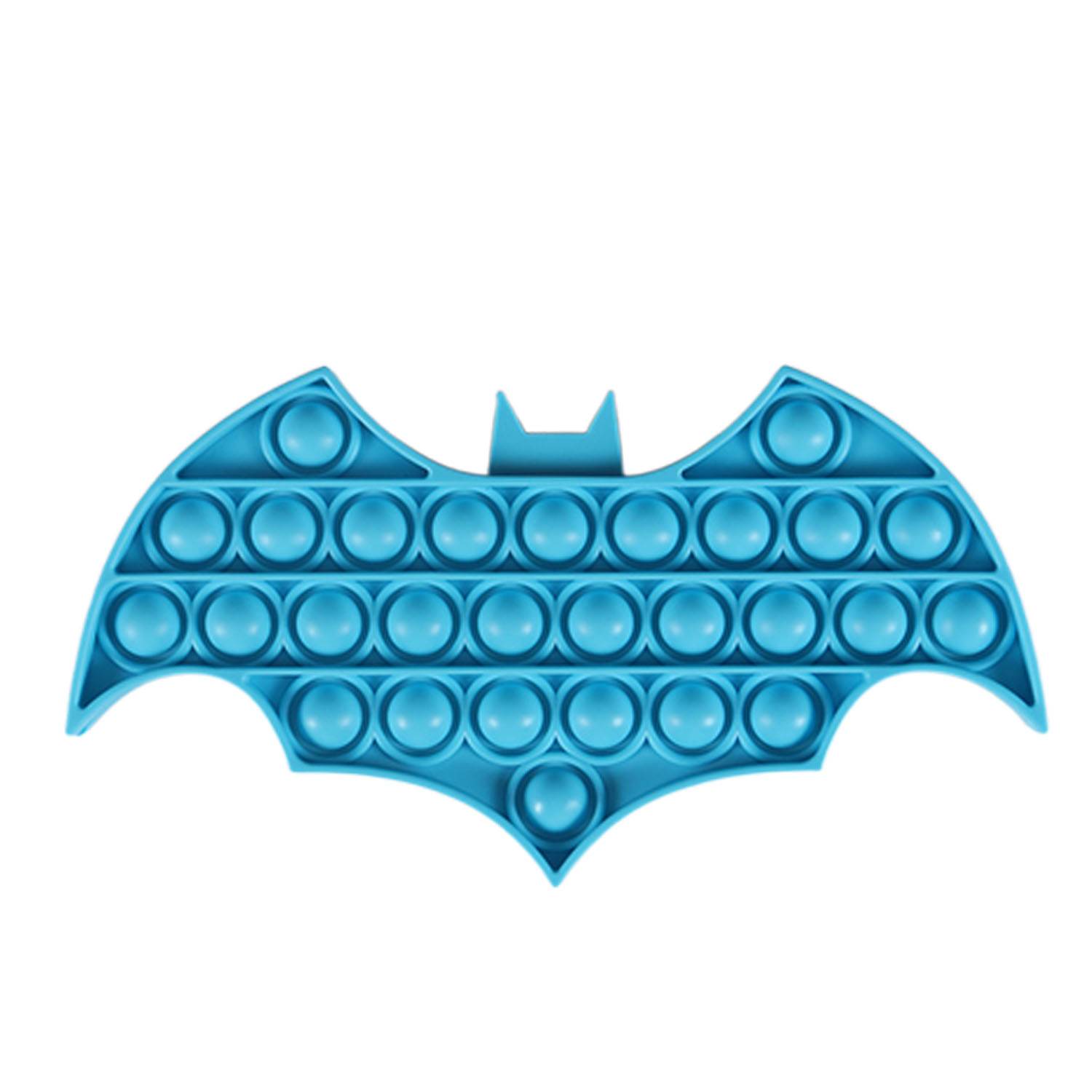 Halloween Colorful Bat Shaped Push Pop Bubble Ball Toy 9