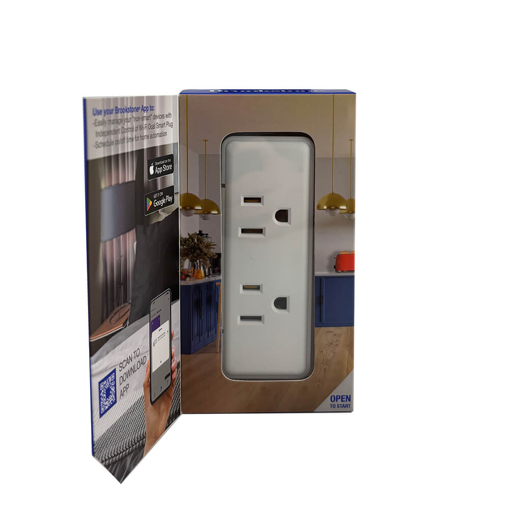 Brookstone Smart Indoor 14A Dual Outlet Plug 2
