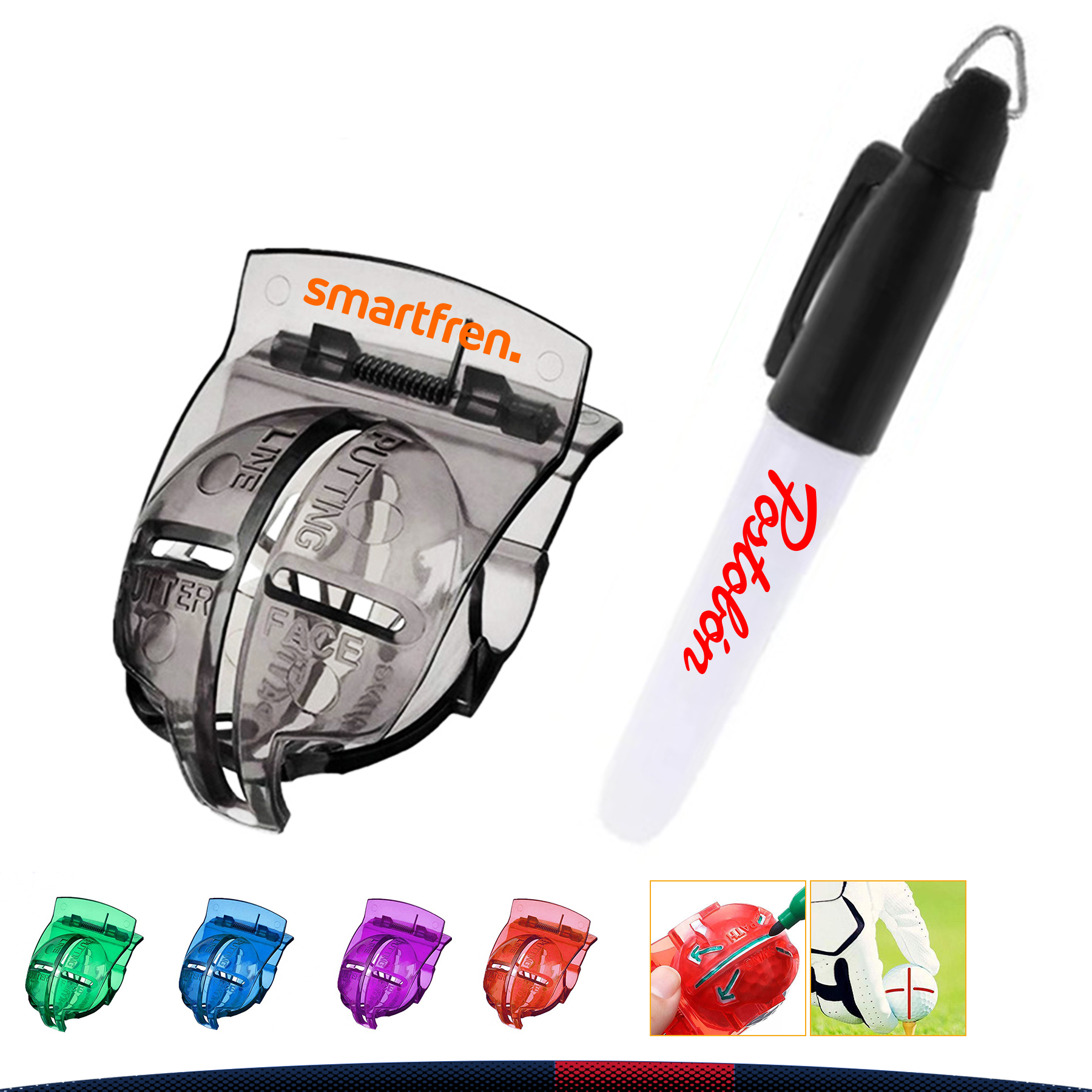 Boo Golf Ball Marker Kit 6