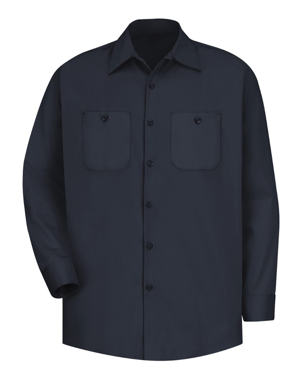 Cotton Long Sleeve Uniform Shirt Tall Sizes