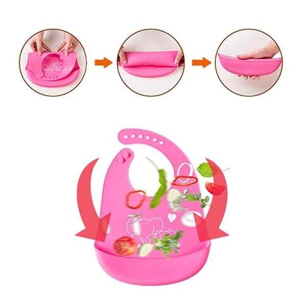 Easy Wipe Clean Waterproof Babies&Toddlers Bib 1