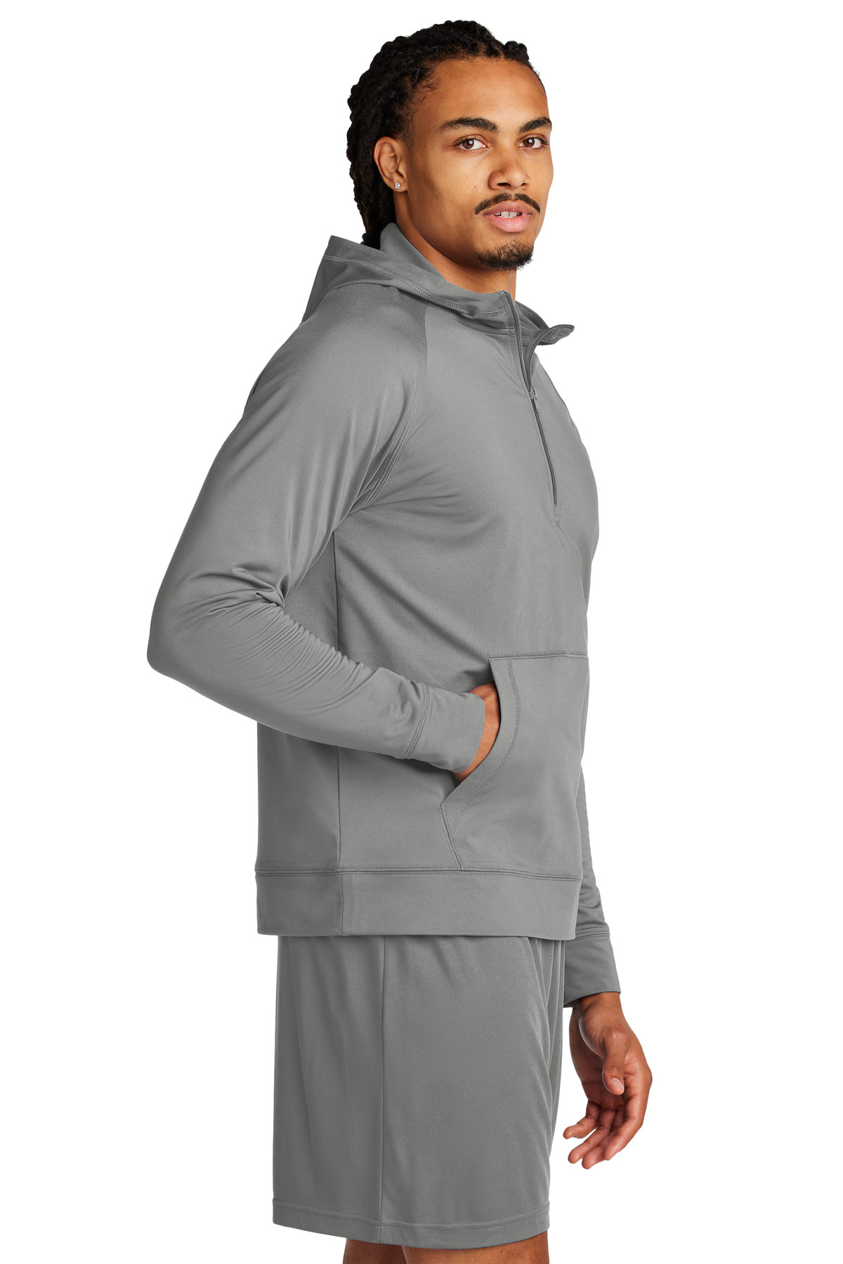 Sport-Tek Sport-Wick Stretch 1/2-Zip Hoodie ST856 5