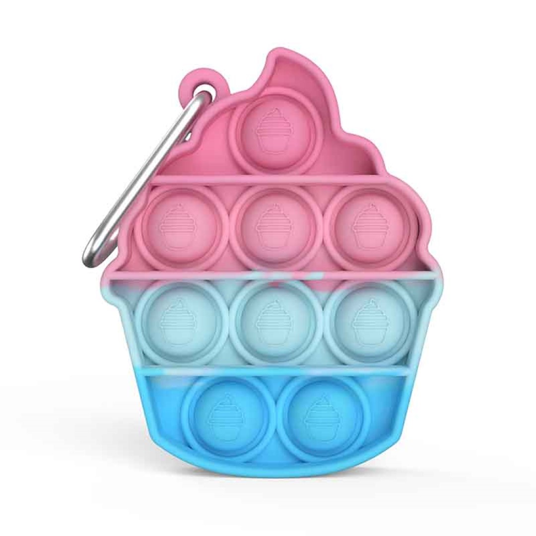 Mini Pop Bubble Sensory Fidget Toys Anxiety Keychain 5