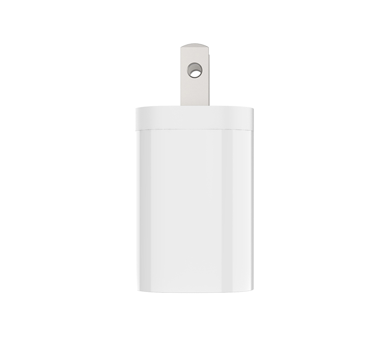 Dual Port USB Wall Plug Charger - PD 18W + QC3.0 3
