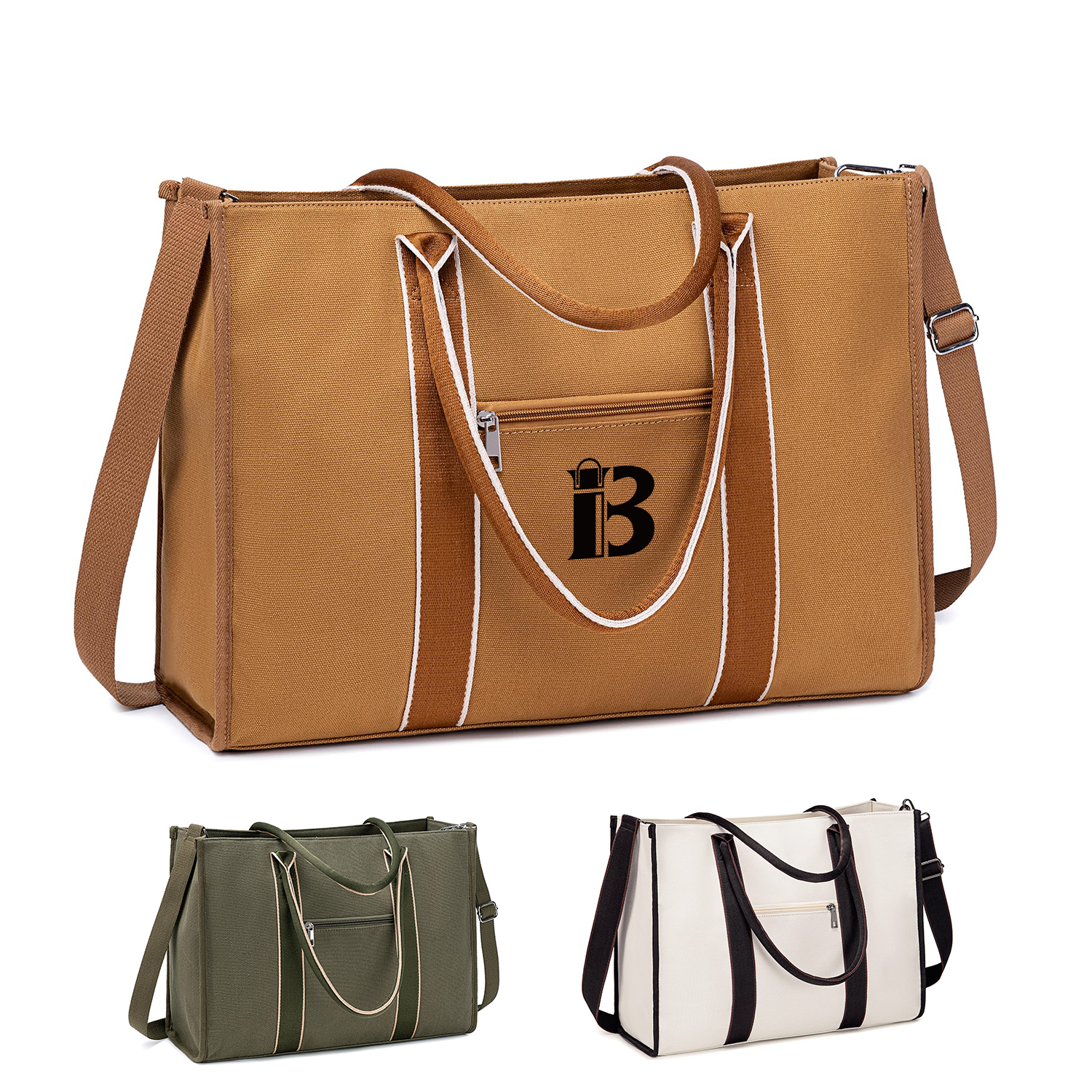 Canvas Shoulder Computer Messenger Tote Bags 9