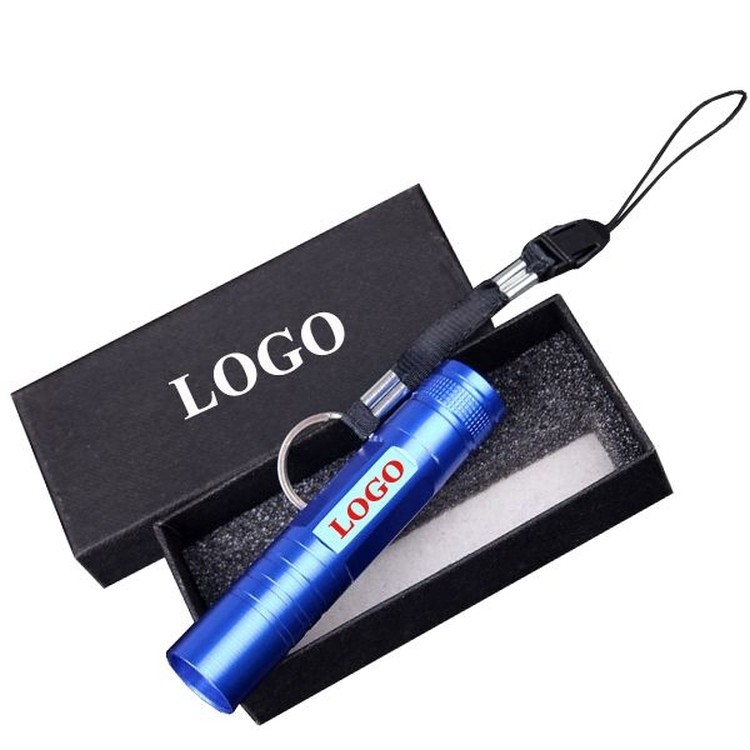 Aluminum Alloy Push-Button LED Promotional Flashlight 2