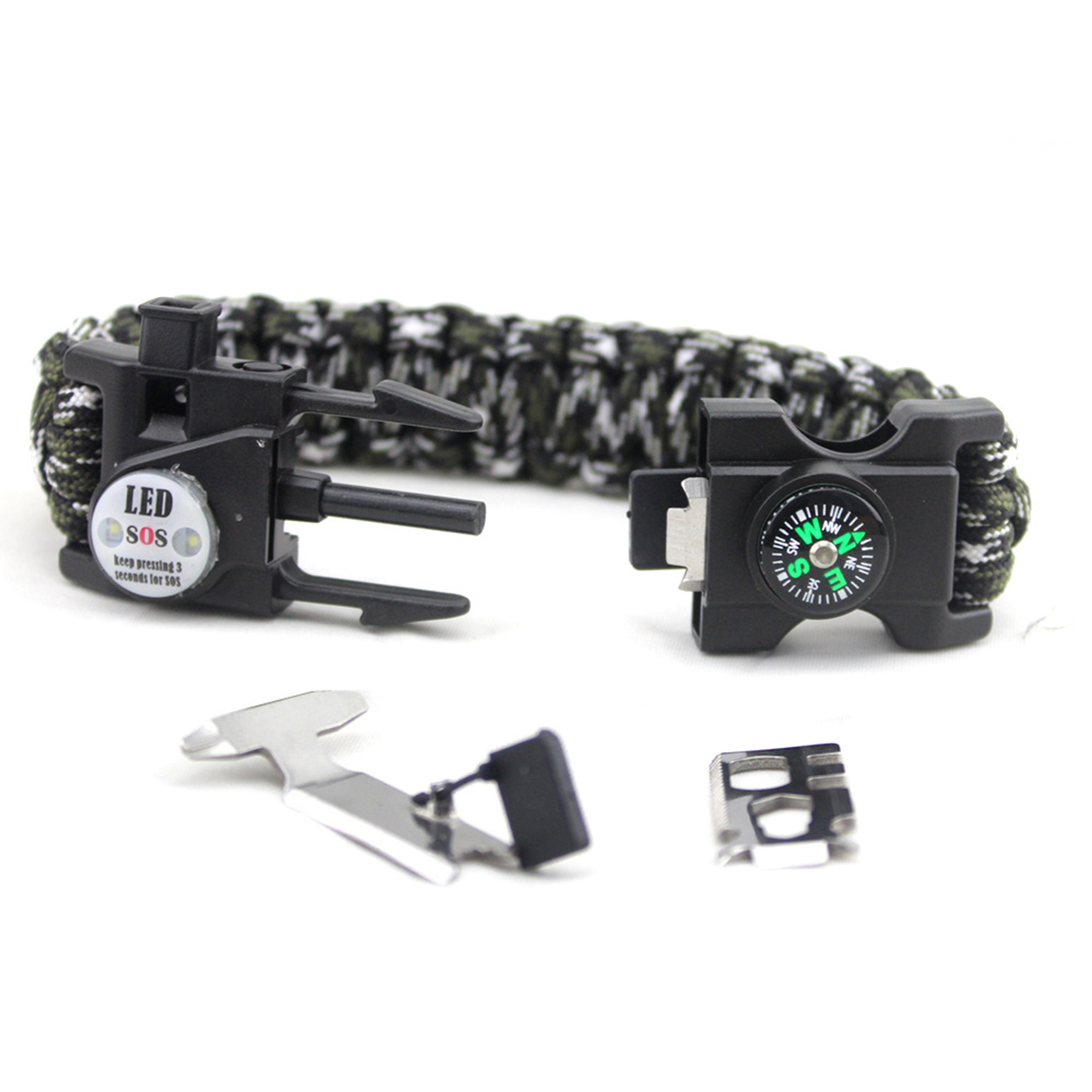 Paracord Survival Bracelet 6 in 1 2