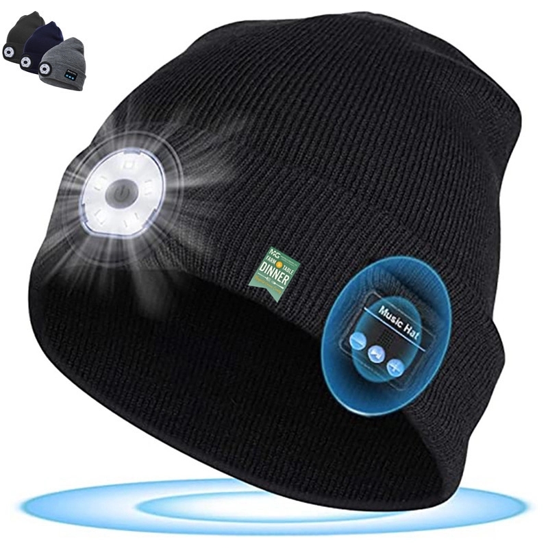 Bluetooth Knit Beanie Hat 2