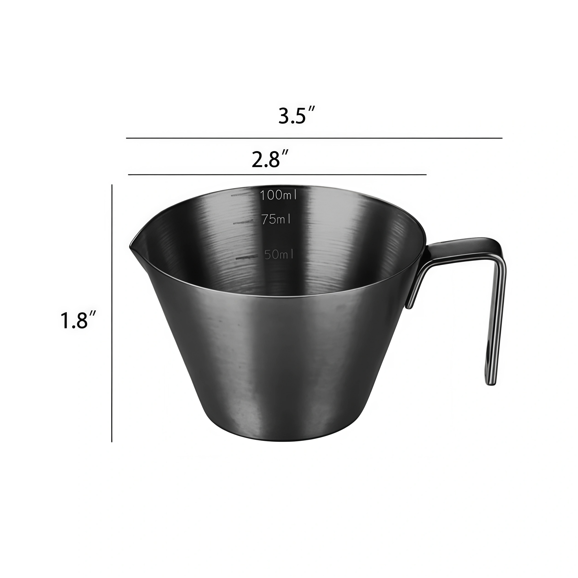 Stainless Steel 100 ml Coffee Measuring Cup with Scale 3
