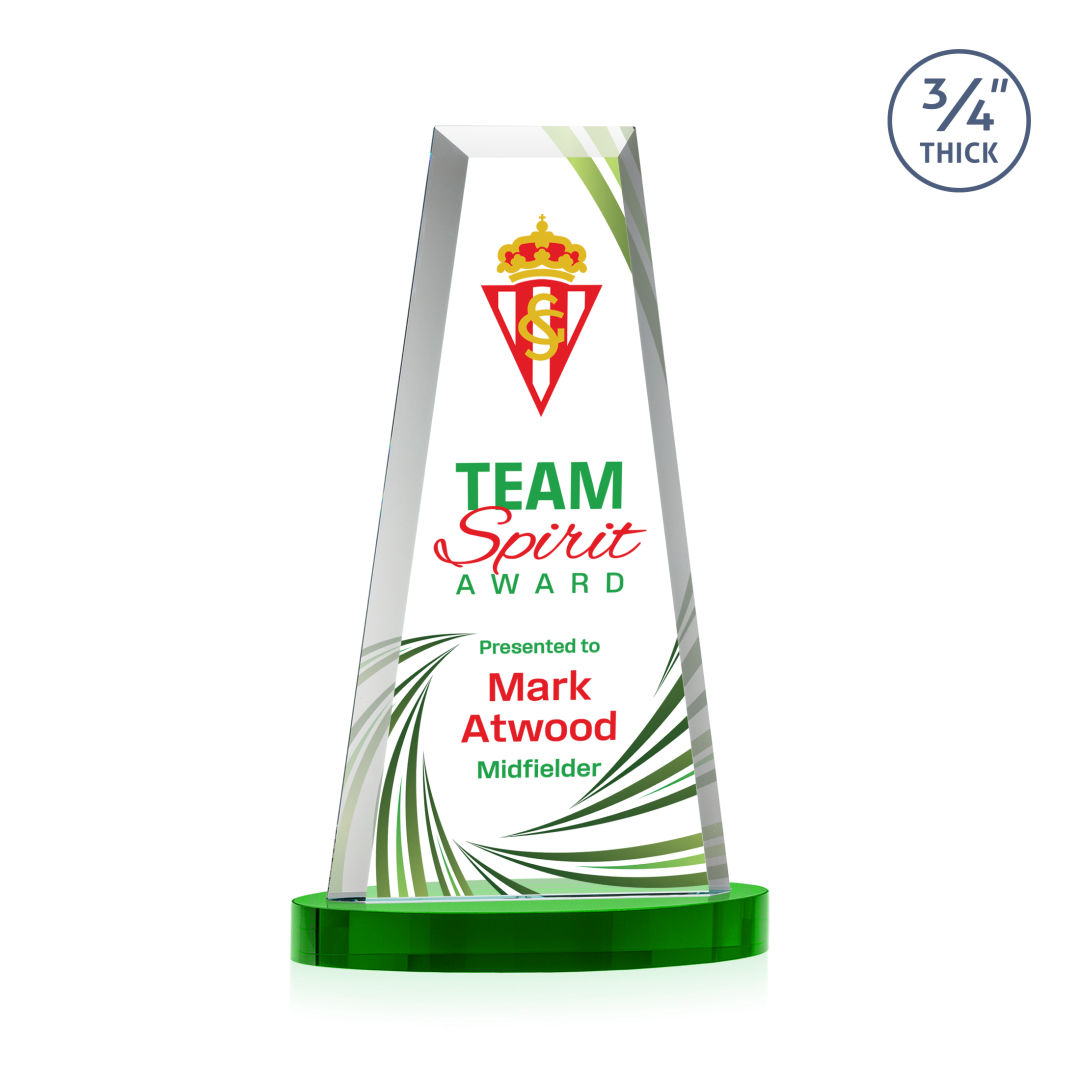 Imperial VividPrint™ Award on Alberton Base - Green 8