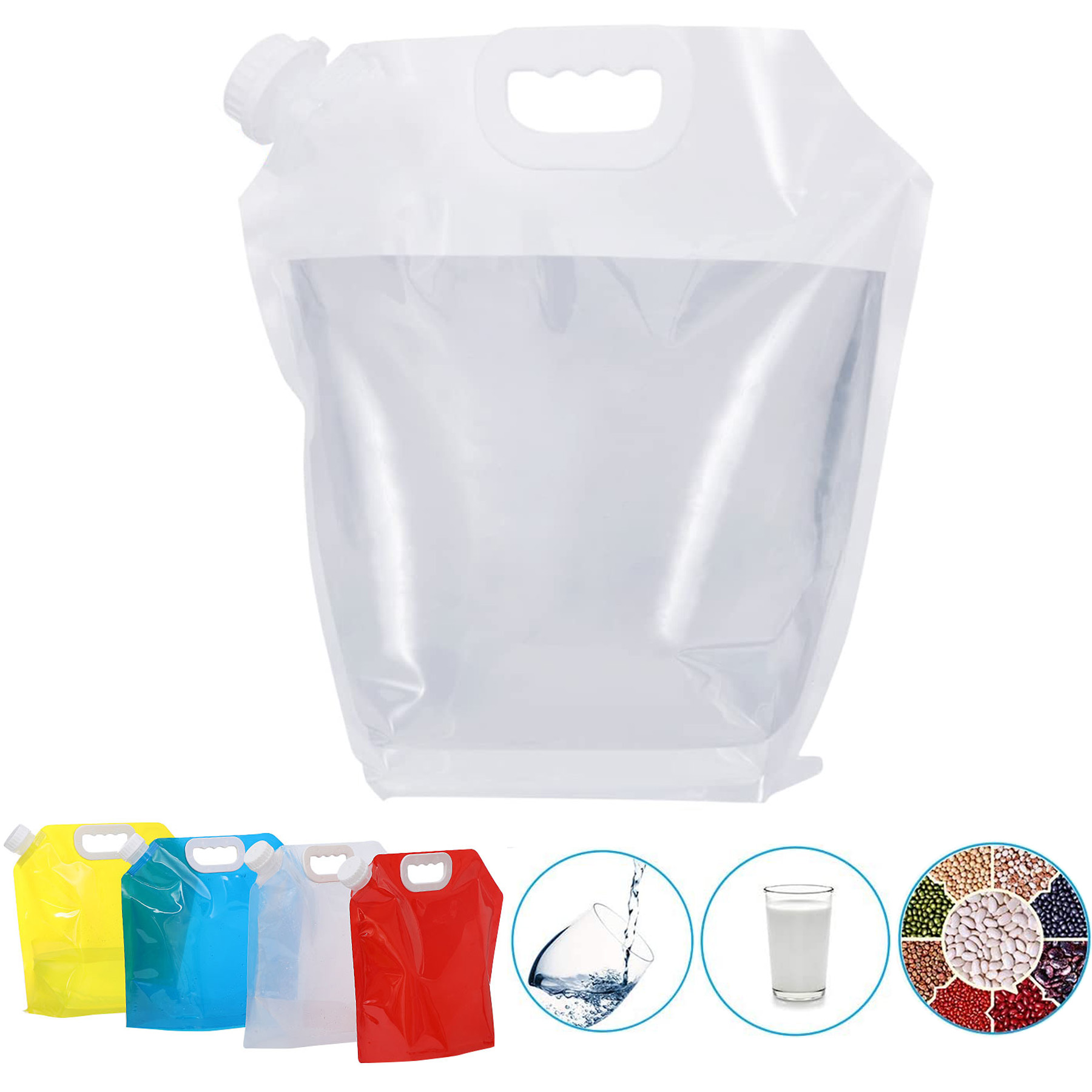 BPA Free Food Grade Clear Water Storage Bag 1