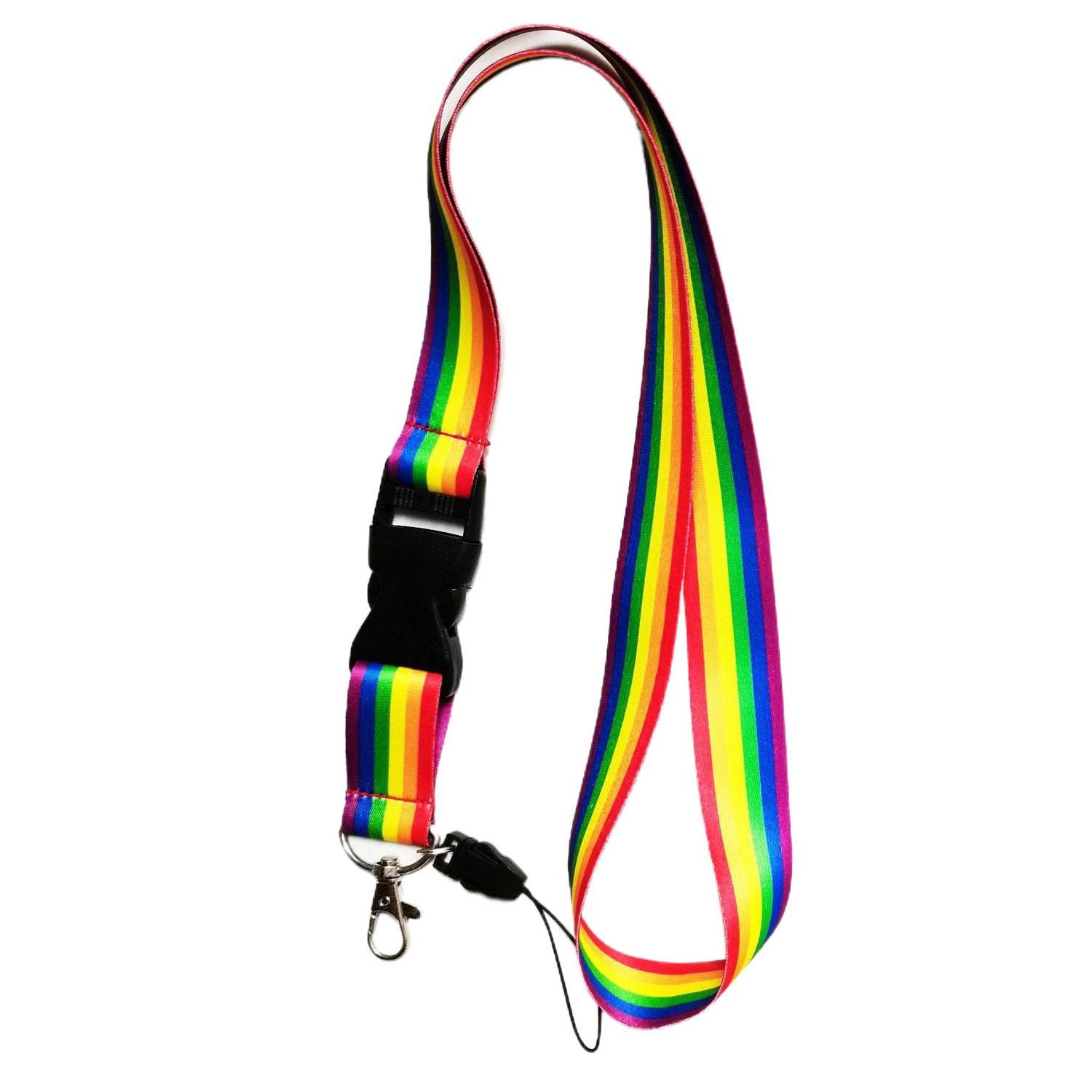 Rainbow Lanyard with Hook 6