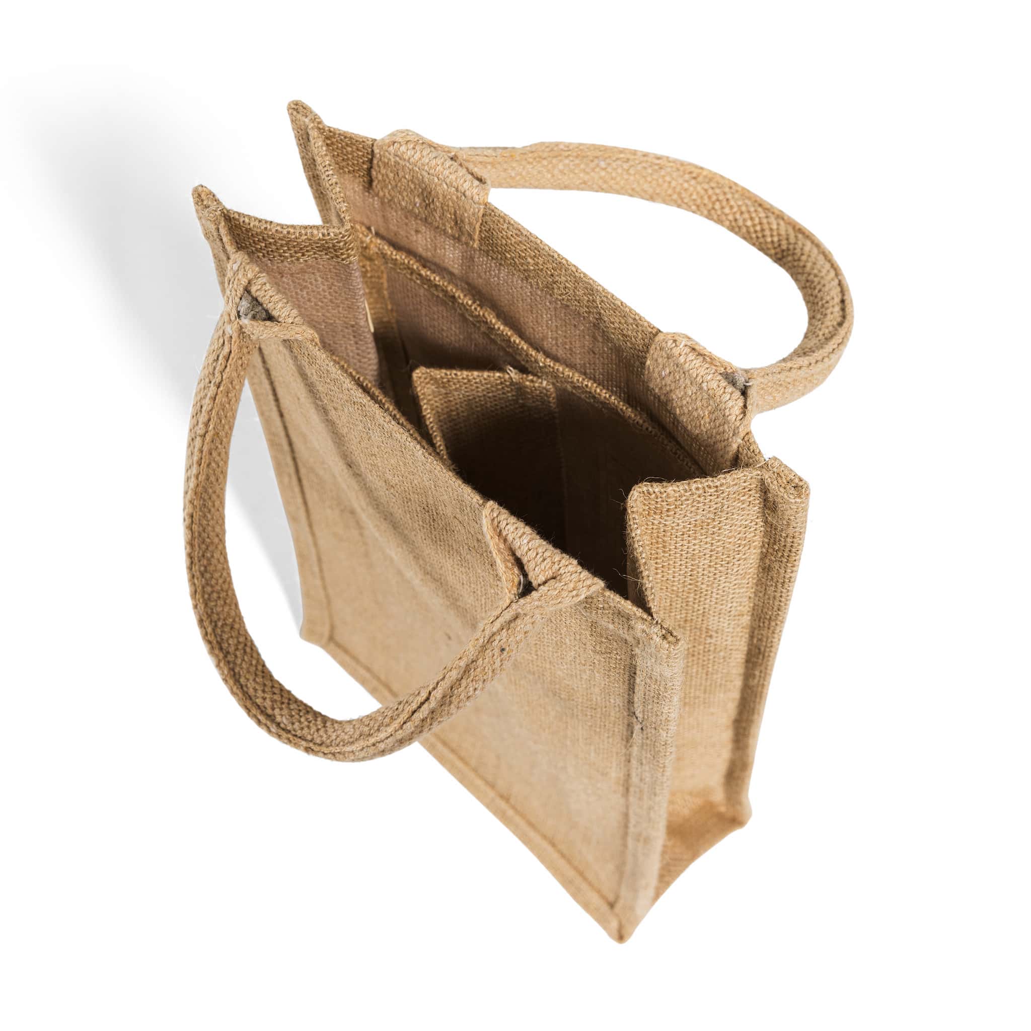 8'' Jute Wine Bag 6