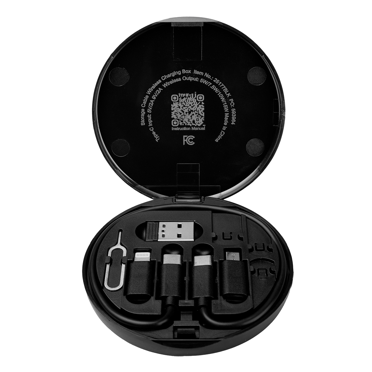 Charging Cord & Adapter Set In Wireless Charging Case 7