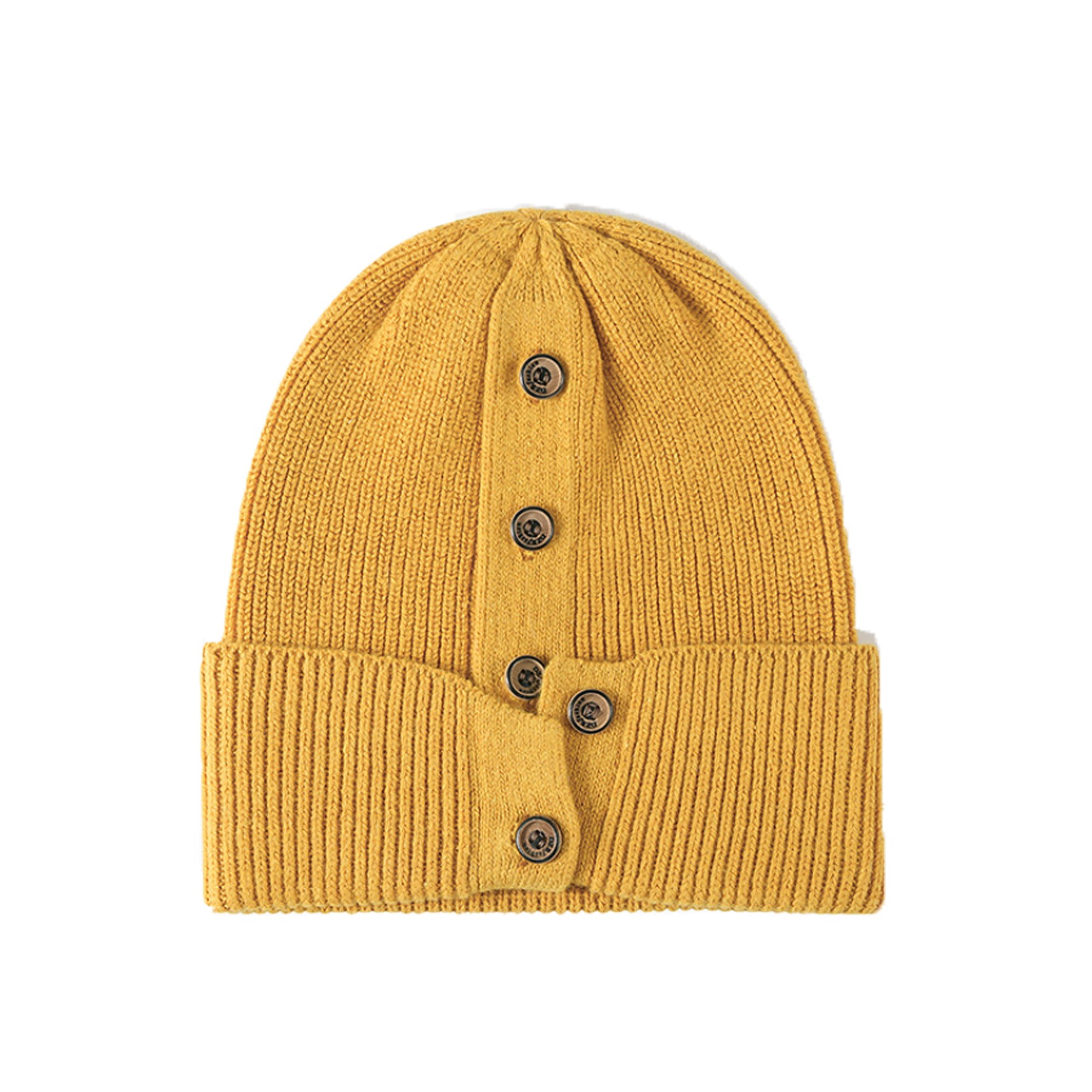 Warm Beanie With Buttons 6