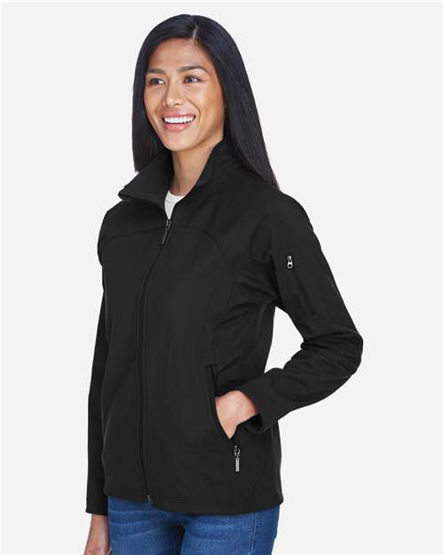 Women's 3-Layer Fleece Performance Soft Shell Jacket - 78034 8