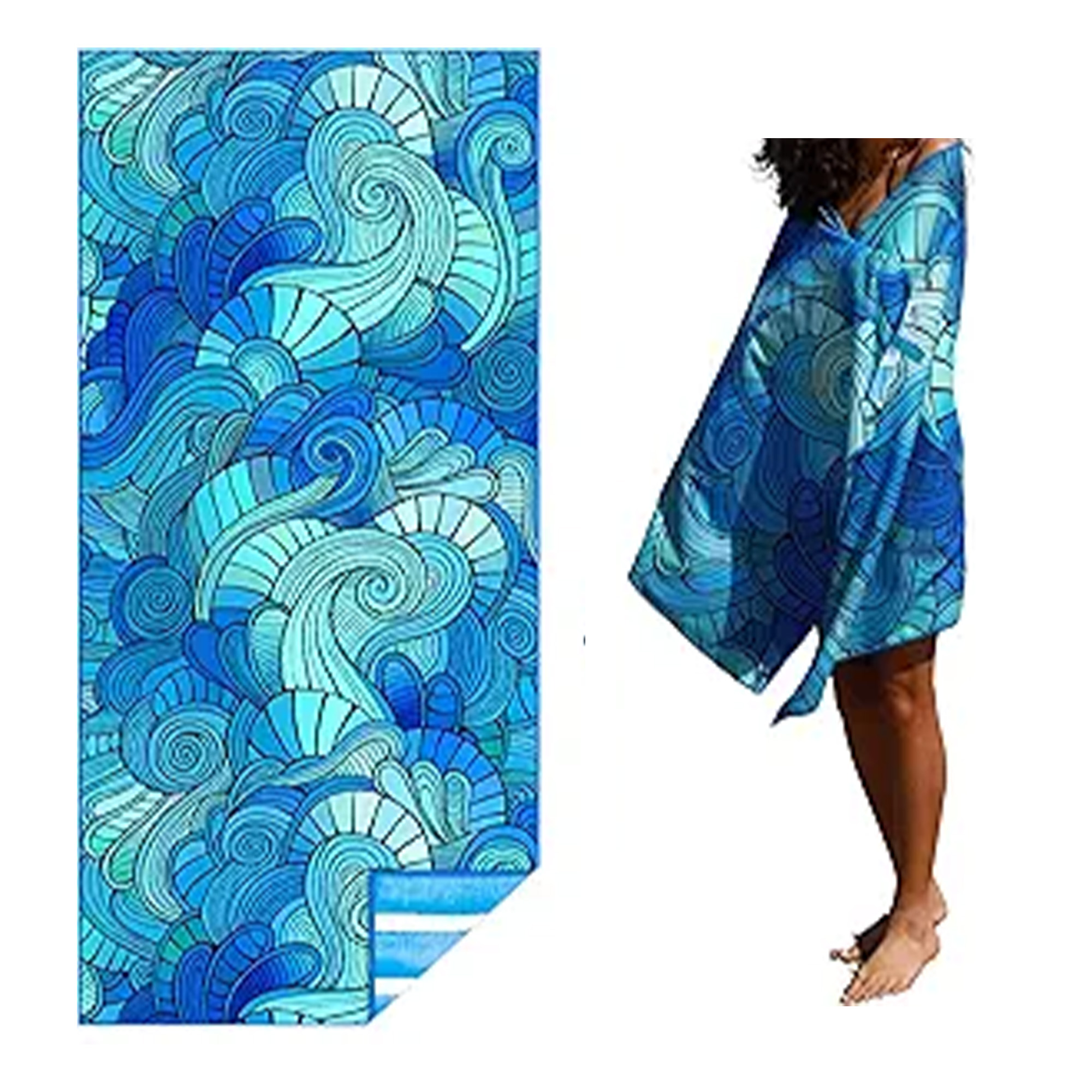 Microfiber Cloth Customizable 55"x28" Towel MOQ 30 1