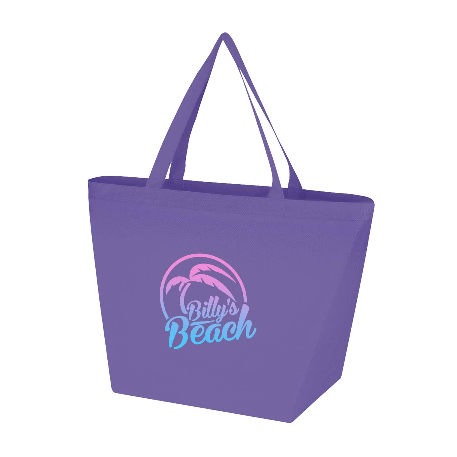 Full Color Non-woven Budget Shopper Tote 21