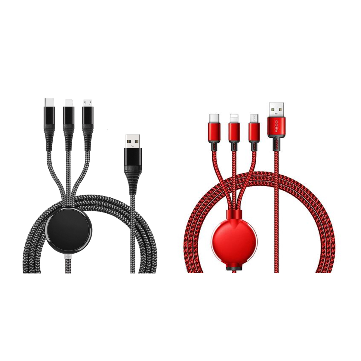 Illuminated Logo 3 in 1 Charging Cable 6