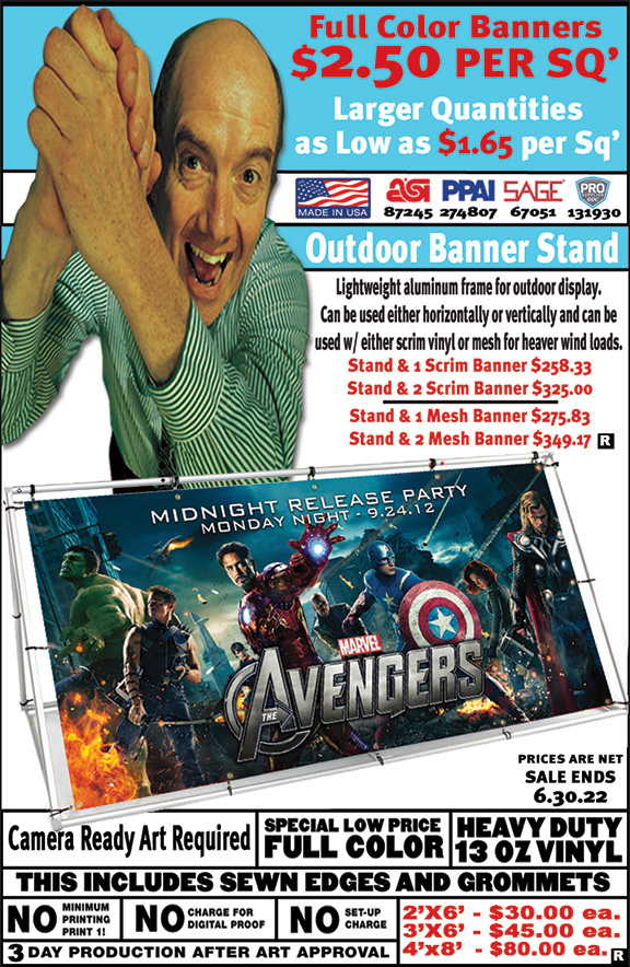 Full Color Banner 3'x8' - Vinyl 2