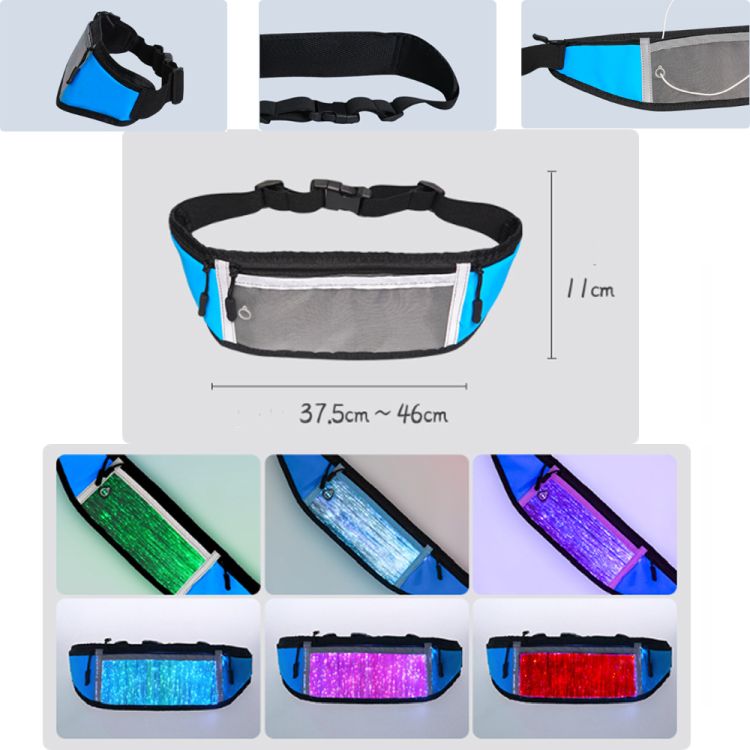 LED Glow Waist Bag for Night Visibility & Safety 3