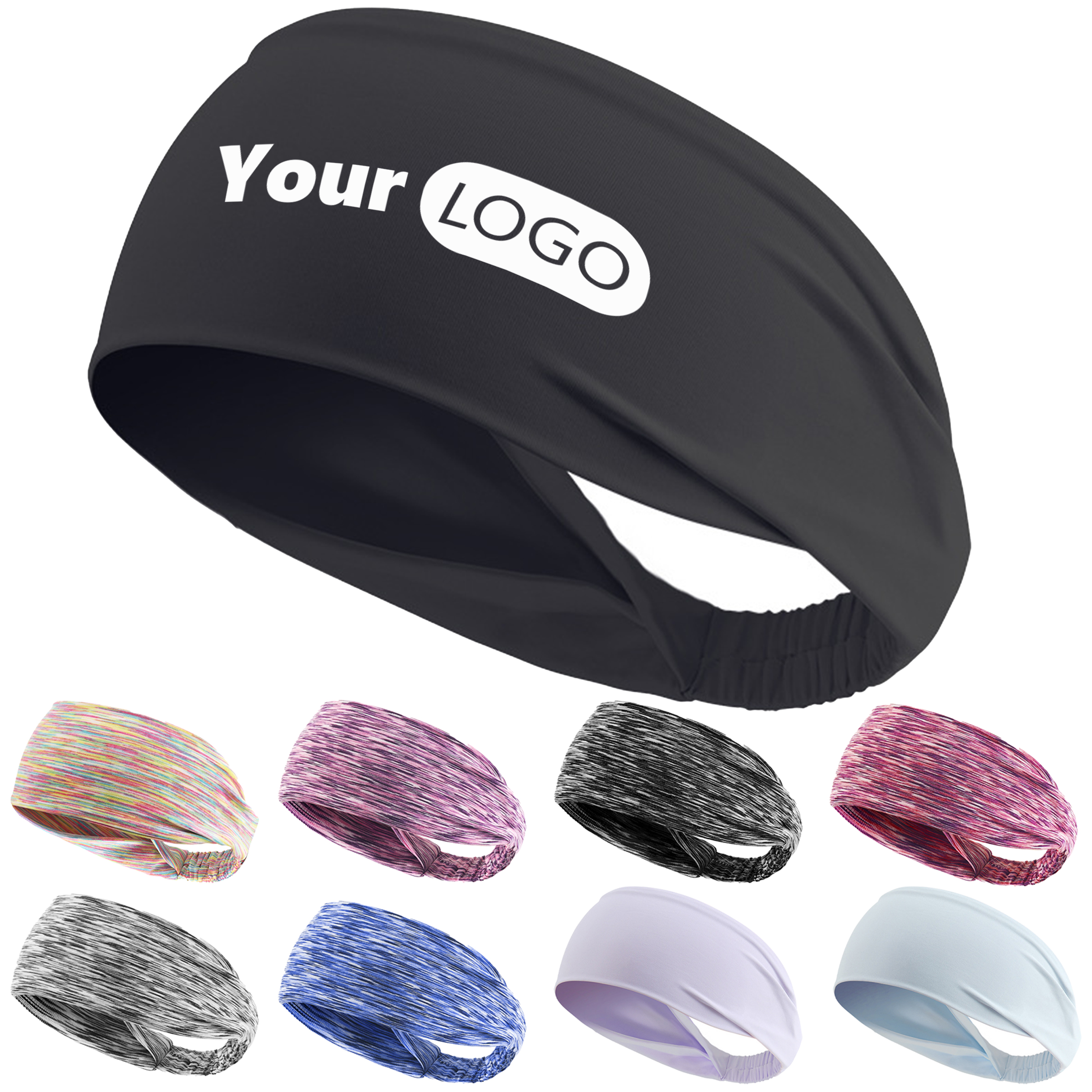 Nylon Sports And Fitness Sweatband 8