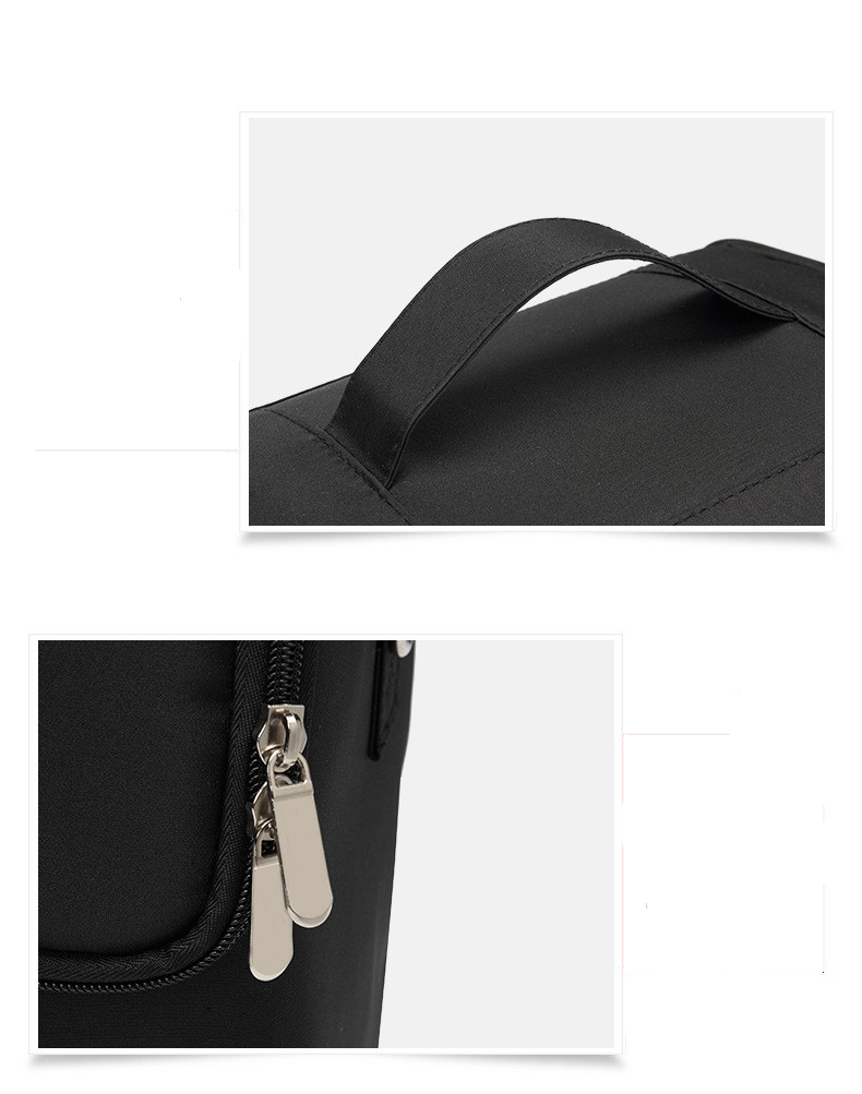 Black Travel Makeup Bag Storage Box For Women 12