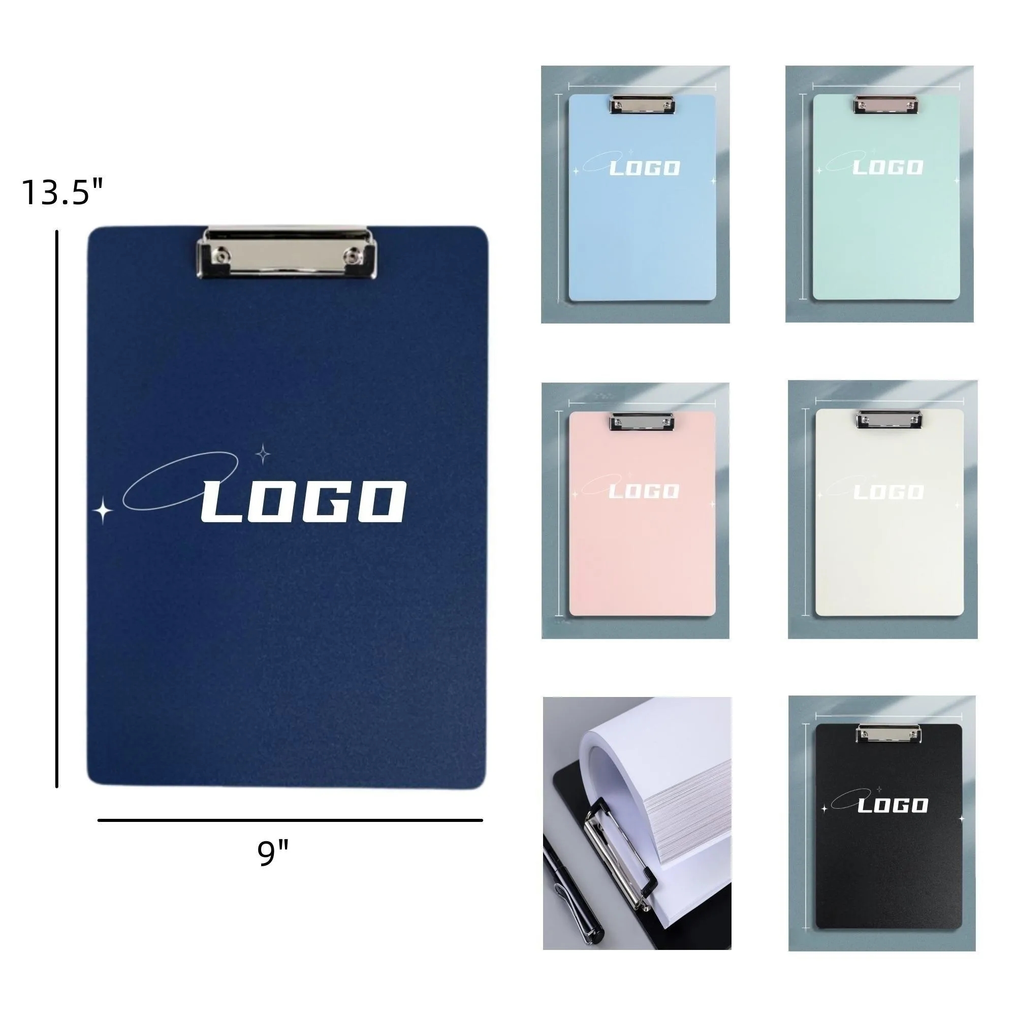 A4 Office Plastic Clipboard With Metal Clip 2