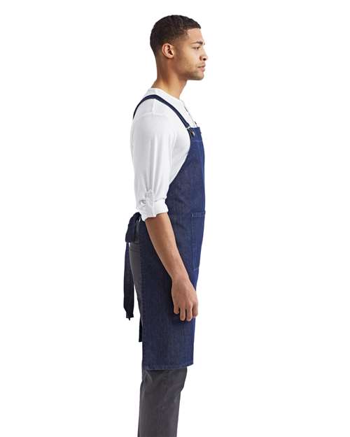 Cross Back Barista Bib Apron - RP129 22