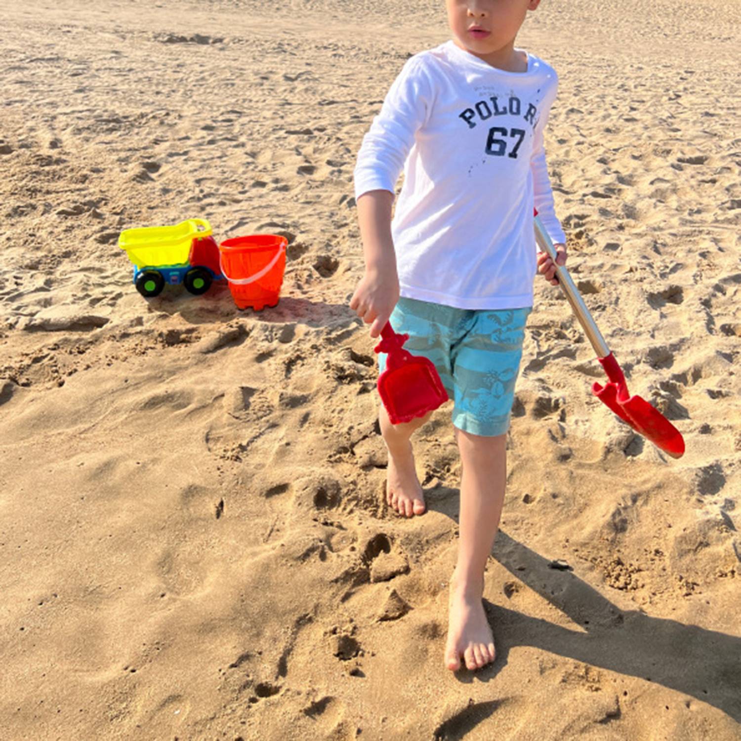 Kids Wooden Beach Shovel 6