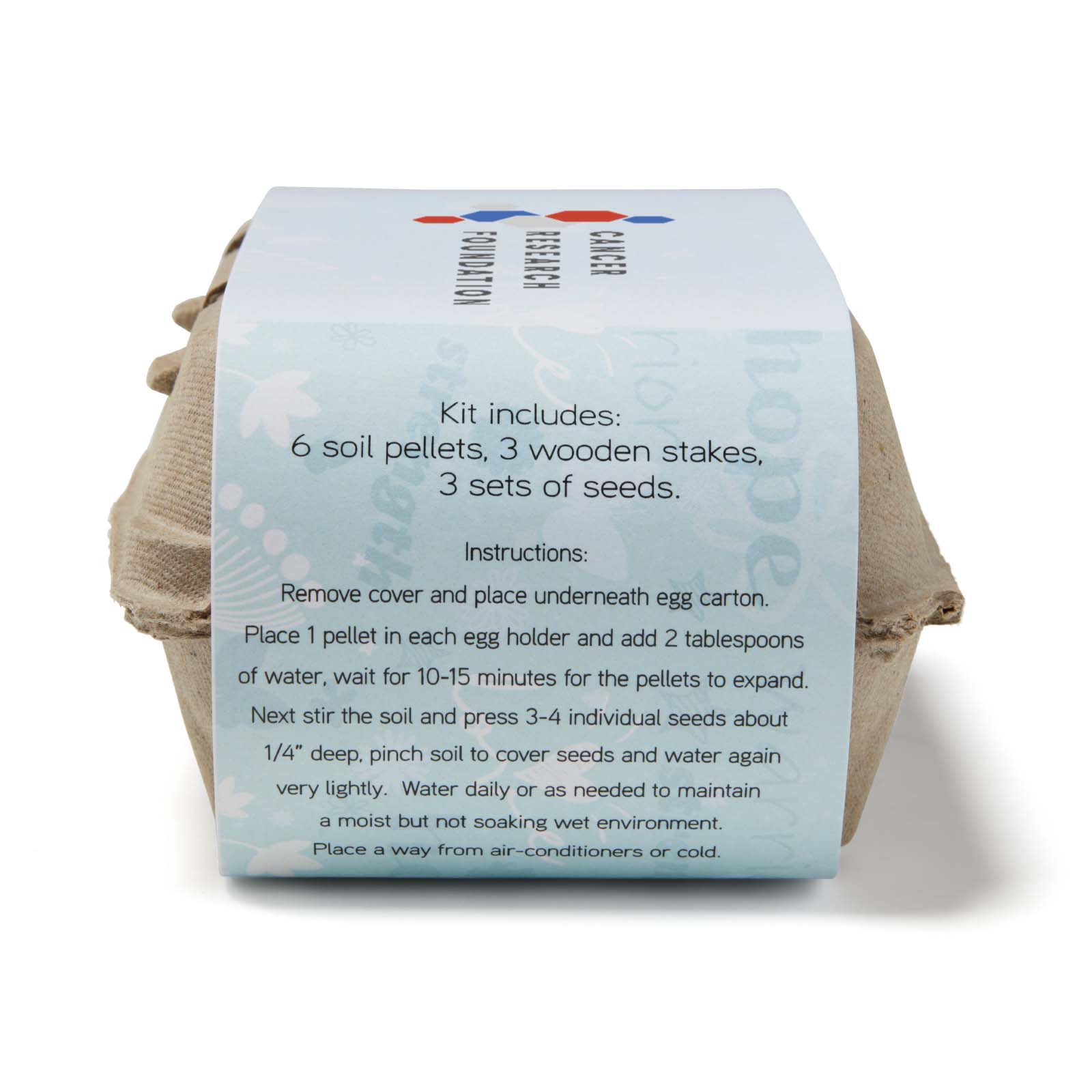 Teal Grow Your Own Garden of Hope Planter Kit 2