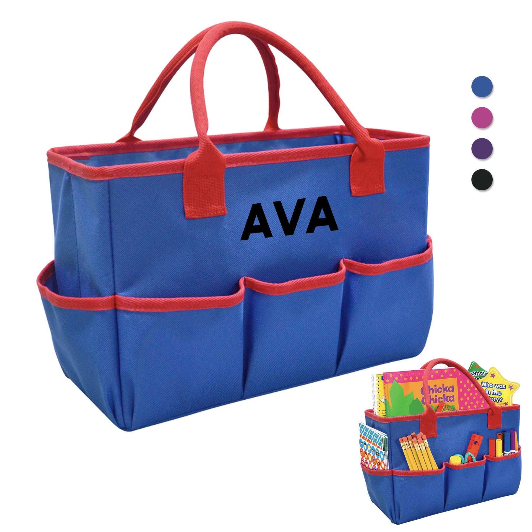 Large Capacity Multi-Compartment Tote Bag 1