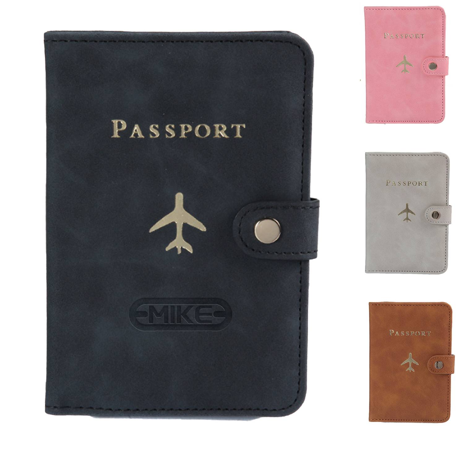Multi-Card PU Passport Protector Holder 6