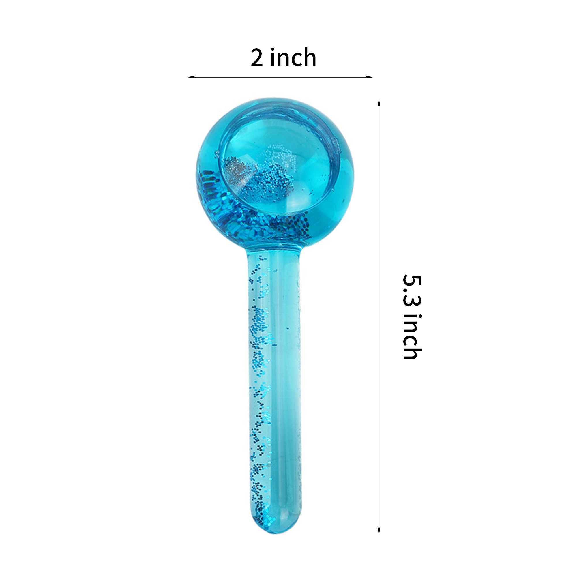 Borosilicate Cooling Face Massage Globe Set 5.3" 7