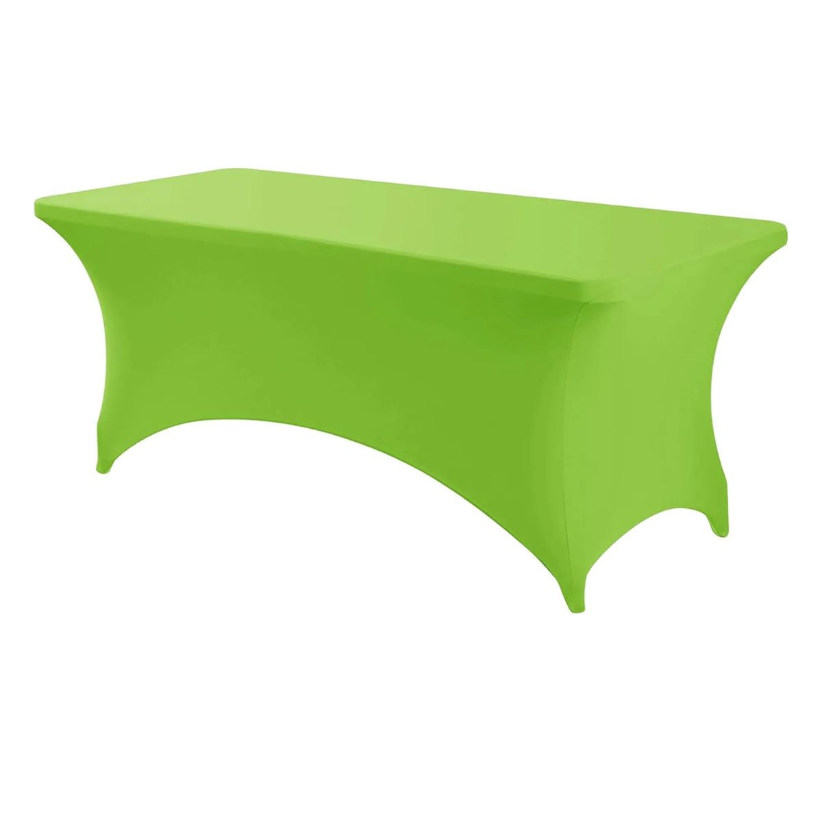 Fitted Polyester Tablecloth for Standard 6 Foot Tables 8