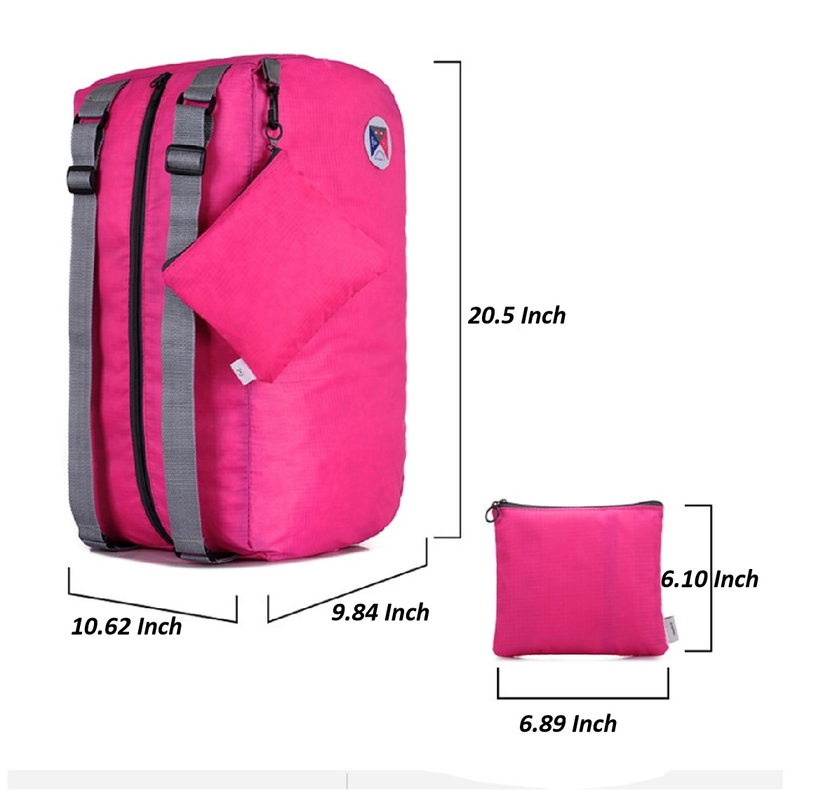 Lightweight Packable Travel Backpack Daypack 35L Foldable 3